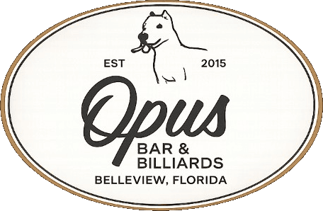Opus Bar and Billiards logo